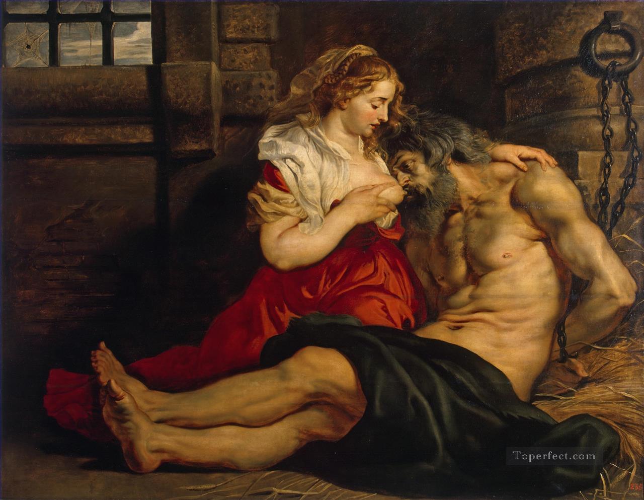 Roman Charity Peter Paul Rubens Oil Paintings